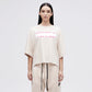 Cropped Tee - Fog