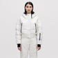 Cropped Down Jacket - Light Pixel