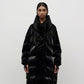 Gloss Down Coat - Black