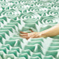 2 Inch 7-Zone Memory Foam Mattress Topper With Calming Aloe Infusion
