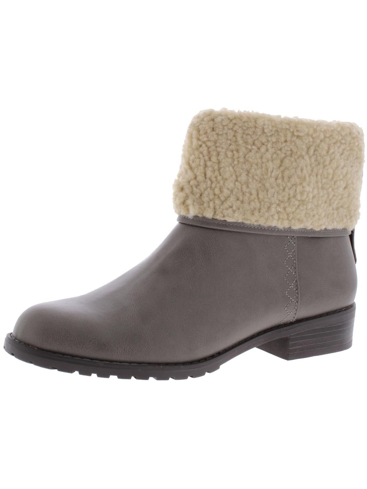 Style & Co Women's Bettey Cuffed Booties Grey Size 7.5 M