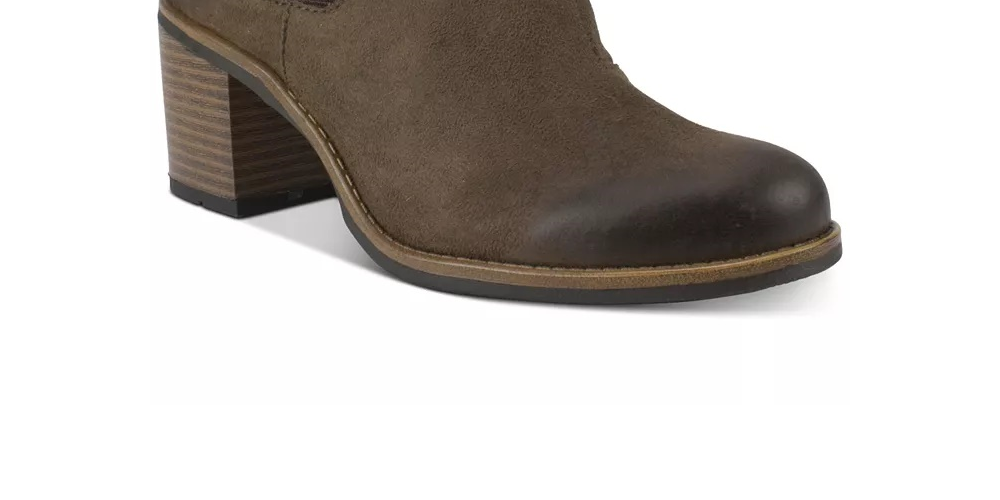 White Mountain Destiny Chelsea Booties Women's Shoes Brown Size 10 M