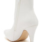 Carlos By Carlos Santana Mandarin Booties Women's Shoes White Size 7.5 M