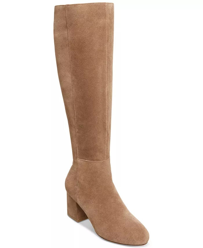 Steve Madden Women's Hero 50/50 Block-Heel Boots Beige Size 9 M