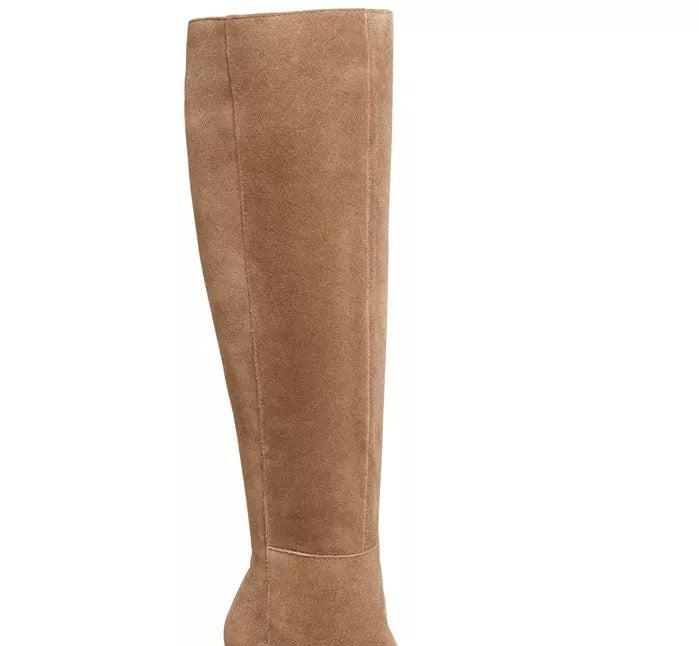 Steve Madden Women's Hero 50/50 Block-Heel Boots Beige Size 9 M
