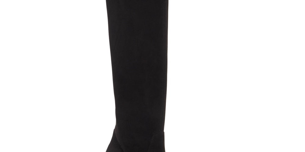 Jessica Simpson Women's Livelle Pointed Toe Over Knee Fashion Boots Black Size 5.5 M
