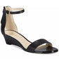 Cole Haan Women's Adderly Wedge Two-Piece सैंडल ब्लैक साइज 8.5 B