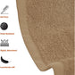 Set of 6 Hotel & Spa 100% Cotton Bath Towels 27x52 inch