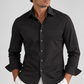 'Single Shot' Long Sleeve Shirt - Black