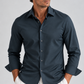 'Single Shot' Long Sleeve Shirt - Blue Night