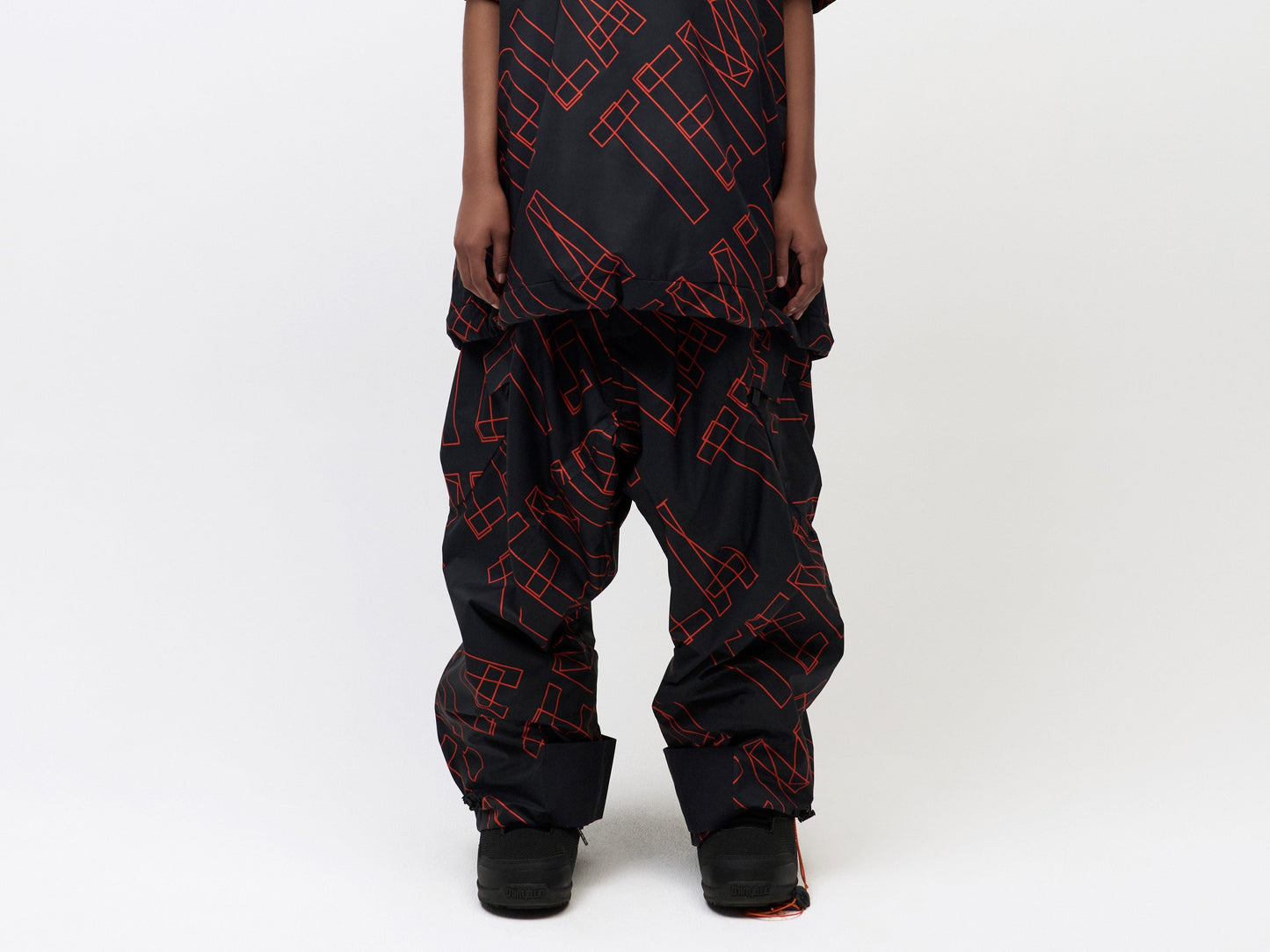 Pipe Cargo Pant Unisex - Black