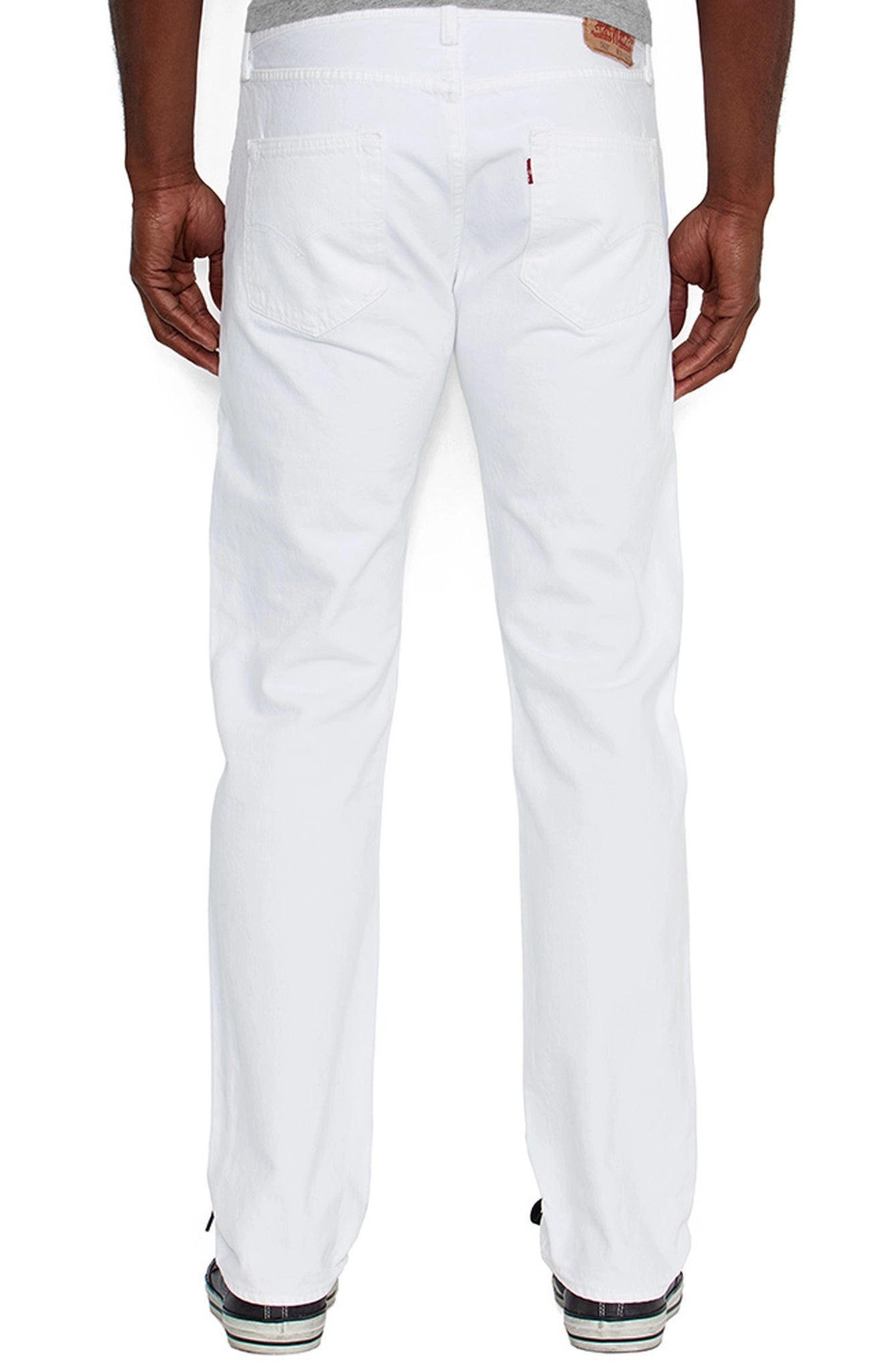 Levi's Men's Straight Fit Jeans White Size 31X30