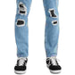 Levi's Men's Slim Fit Rip And Repair Jeans Blue Size 34X30