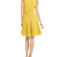 Charter Club Women's Lace Fit & Flare Dress Pink Size Medium