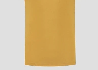 Style & Co Women's Cotton Crew Neck T-Shirt Gold Size Large