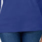 Karen Scott Women's Scoop Neck Top Blue Size Medium