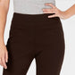 Charter Club Women's Pull On Ponte Knit Pants Brown Size 8 Petite