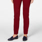Charter Club Women's Petite Pull-On Ponte-Knit Pants Red Size 16 P