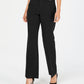 Charter Club Women's Belted Slim It Up Trousers  Black Size 14 Petite