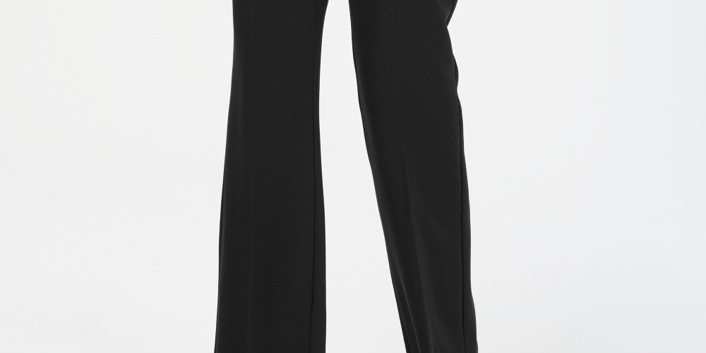 Charter Club Women's Belted Slim It Up Trousers  Black Size 6 Petite