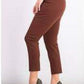 Alfani Women's Petite Hollywood-Waist Skinny Ankle Pants Dark Brown Size 16P