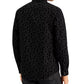 INC International Concepts Men's Flocked Floral Shirt Black Size XX-Large