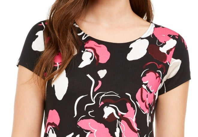 Alfani Women's Printed T Shirt Red Size XX-Large