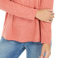 Style & Co Women's Long Sleeve Crewneck Top Orange Size X-Large