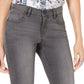 Style & Co.Women's Curvy-Fit Bootcut Jeans Gray Size 16