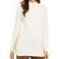 Charter Club Women's Mixed-Stitch Mock-Neck Sweater White Size Medium