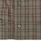 Club Room Men's Gordon Plaid Long Sleeves Dress Shirt Green Size 18.5X34-35