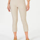 Charter Club Women's Chelsea Pull-On Tummy-Control Capris Beige Size 10