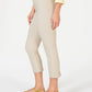 Charter Club Women's Chelsea Pull-On Tummy-Control Capris Beige Size 10
