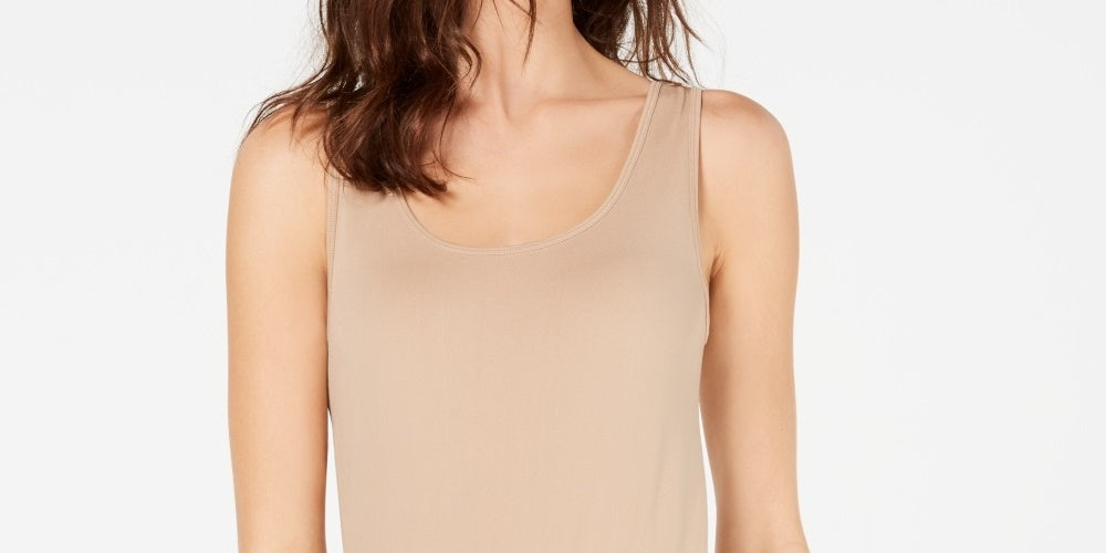 INC International Concepts Women's Seamless Tank Top Brown Size Small