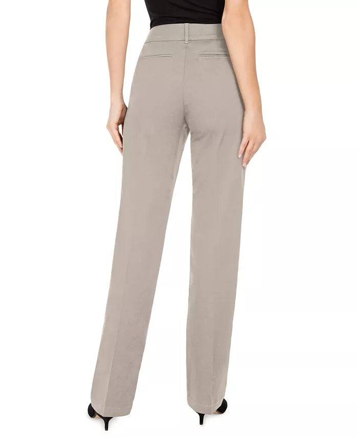 Charter Club Women's Tummy Control Trouser Beige Size 6