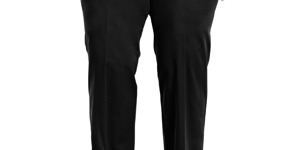 Charter Club Women's Plus Size Tummy Control Trouser Jeans Black Size 18W