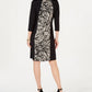 JM Collection Women's Triple Keyhole Sheath Dress  Beige Size Medium
