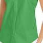 Charter Club Women's Cotton Pique Sleeveless Shirt Green Size 4