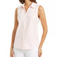 Charter Club Women's Cotton Shirt White Size 2 Petite