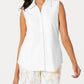 Charter Club Women's Cotton Shirt White Size 12 Petite