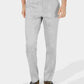 Alfani Men's Herringbone Linen Stretch Pants Beige Size 34X30