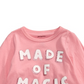 First Impressions Toddler Girl's Cotton Long Sleeve Peplum Hem T-Shirt Pink Size 3T