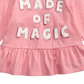 First Impressions Toddler Girl's Cotton Long Sleeve Peplum Hem T-Shirt Pink Size 3T