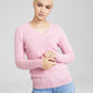 Charter Club Women's V-Neck Pure Cashmere Sweater, Regular & Petite Sizes Pink Size Petite