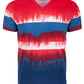 American Rag Men's Colorblocked Dip Dyed T-Shirt Blue Size Small