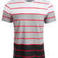 American Rag Men's Striped T-Shirt Grey Size Medium