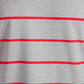 American Rag Men's Striped T-Shirt Grey Size Medium