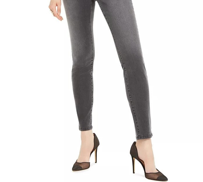 INC International Concepts Women's Incessentials Skinny Jeans Black Size 2