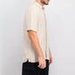 Alfani Men's Lagoon Stretch Linen Blend Shirt Beige Size Small