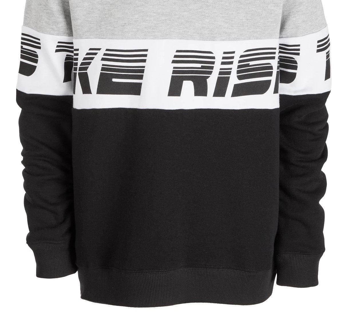 Ideology Big Boys Colorblocked Sweatshirt Black Size Small